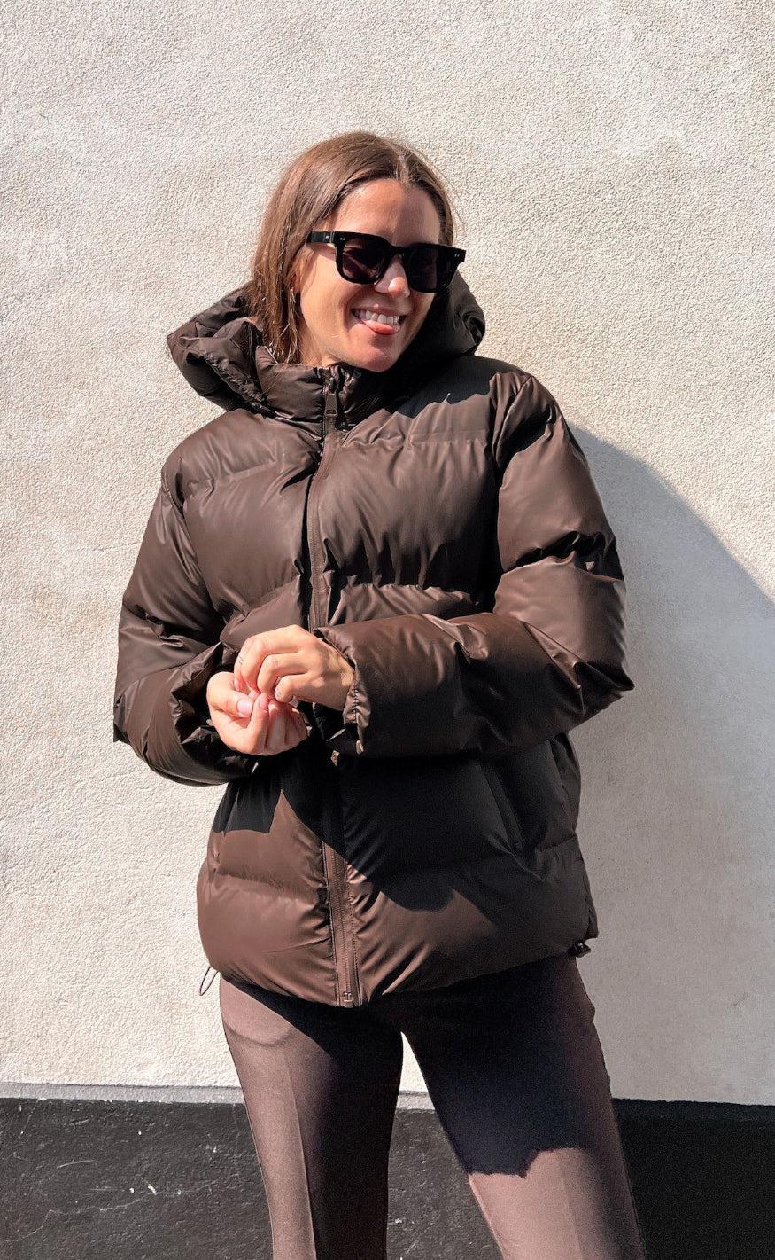 Neo Noir Jakke - Fox Puffer - Mocca