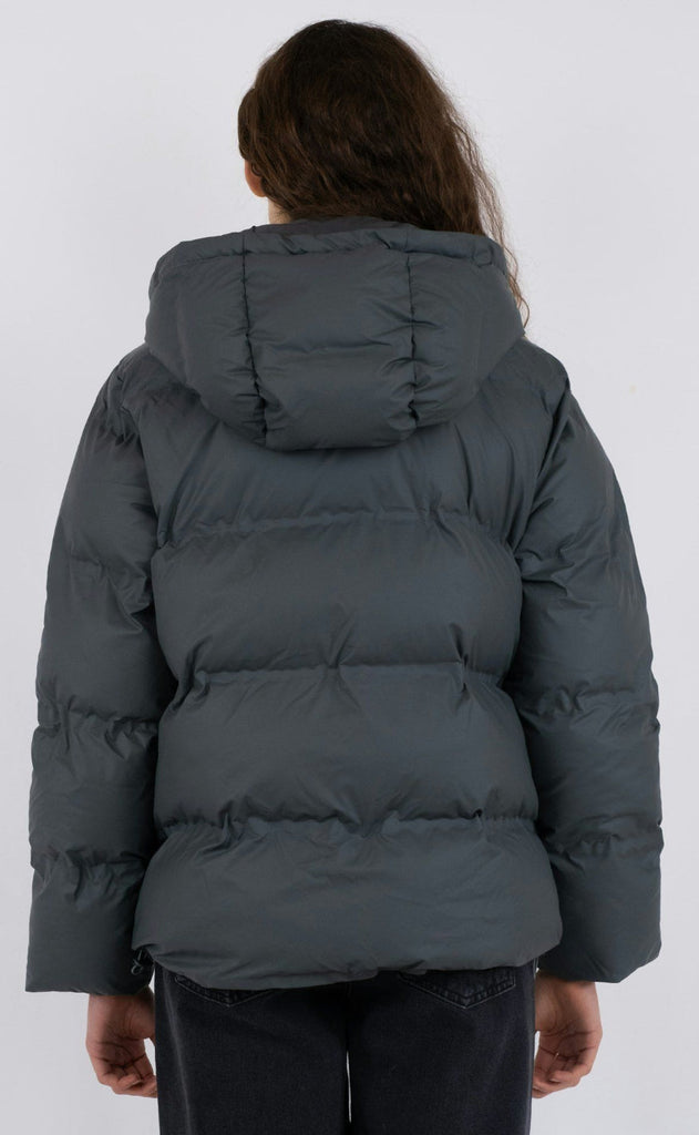 Neo Noir Jakke - Fox Puffer - Smoke Green