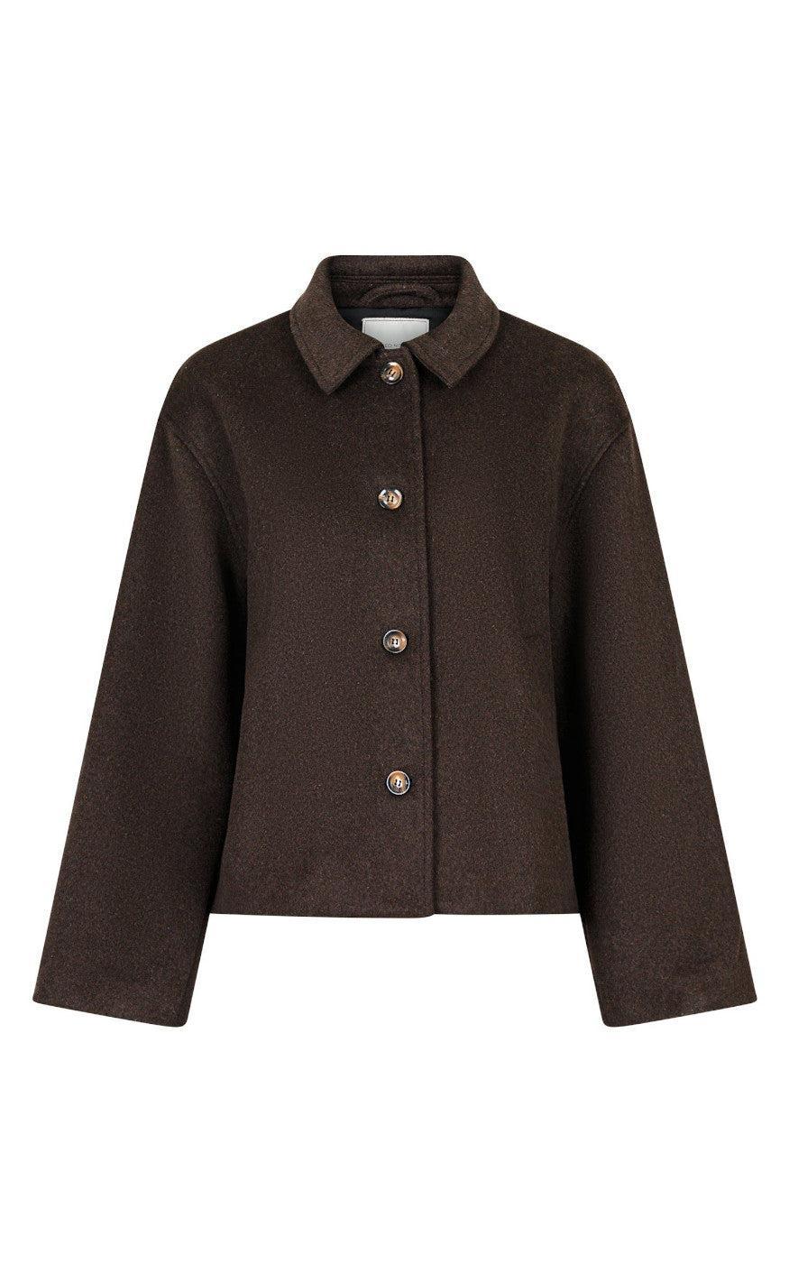 Neo Noir Jakke - Hamra - Dark Brown