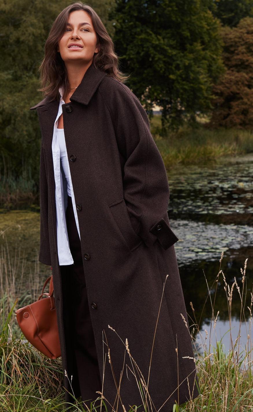 Neo Noir Jakke - Keaton - Chocolate Brown