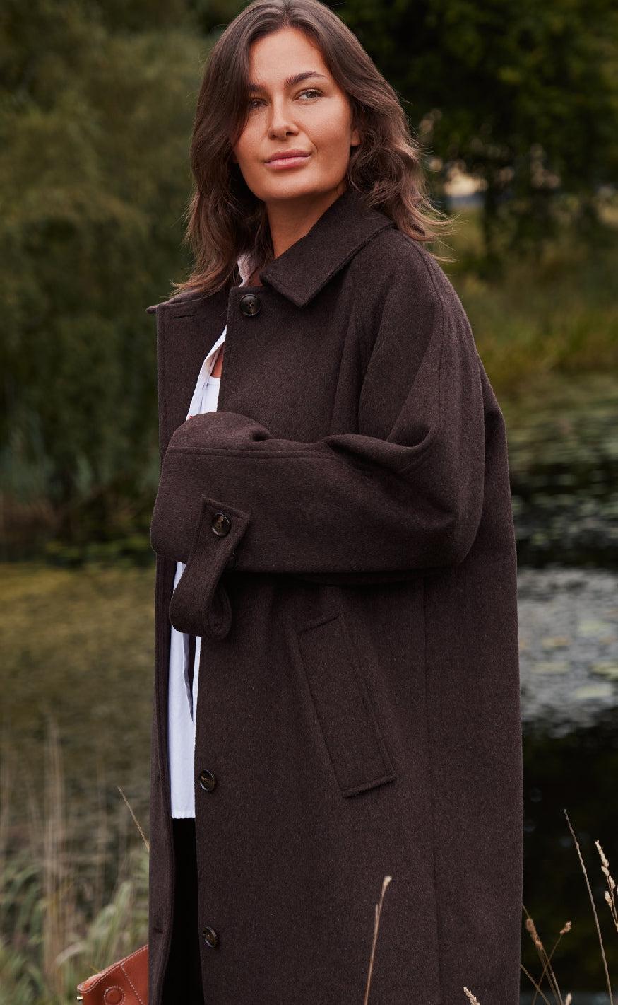 Neo Noir Jakke - Keaton - Chocolate Brown