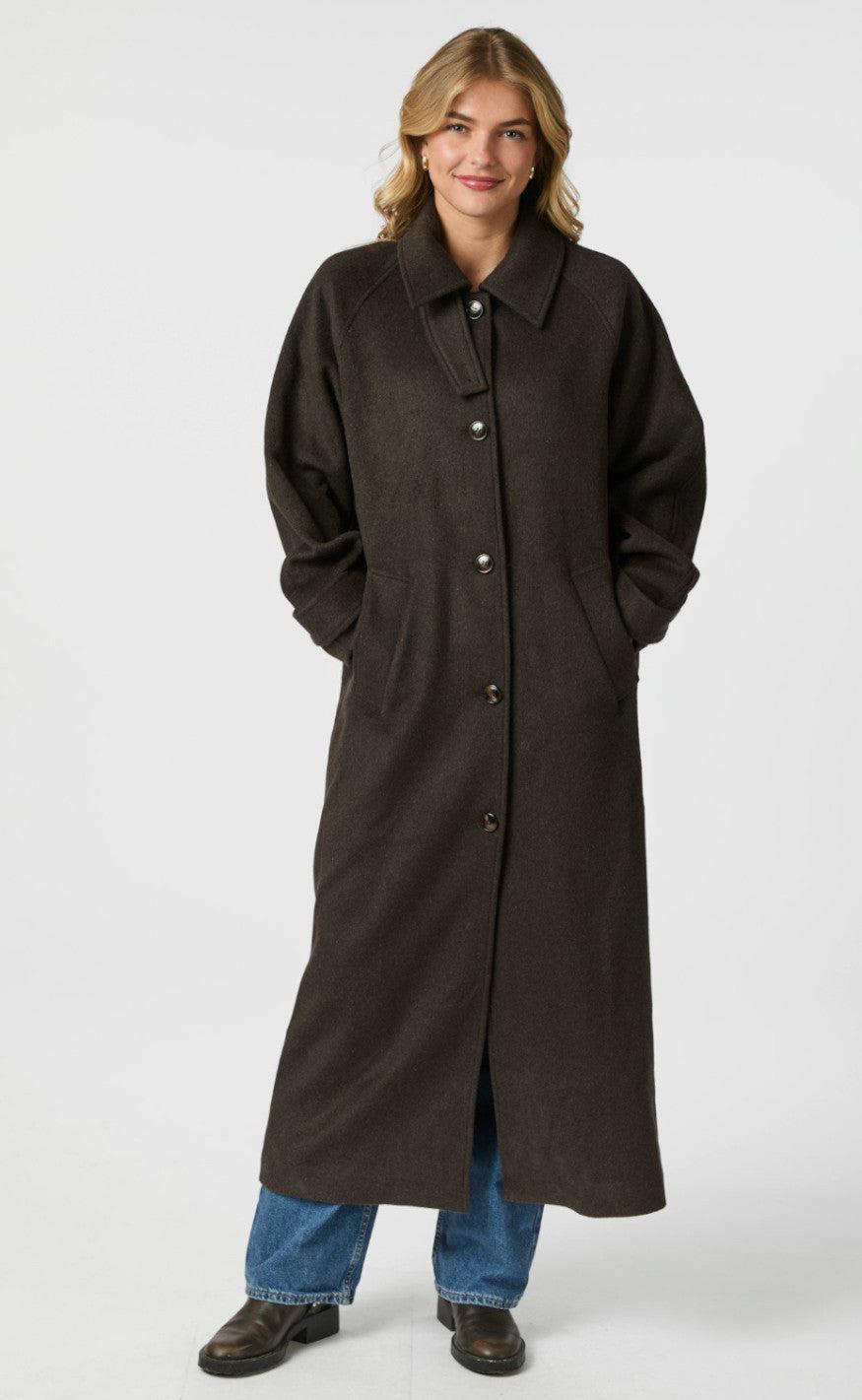 Neo Noir Jakke - Keaton - Chocolate Brown