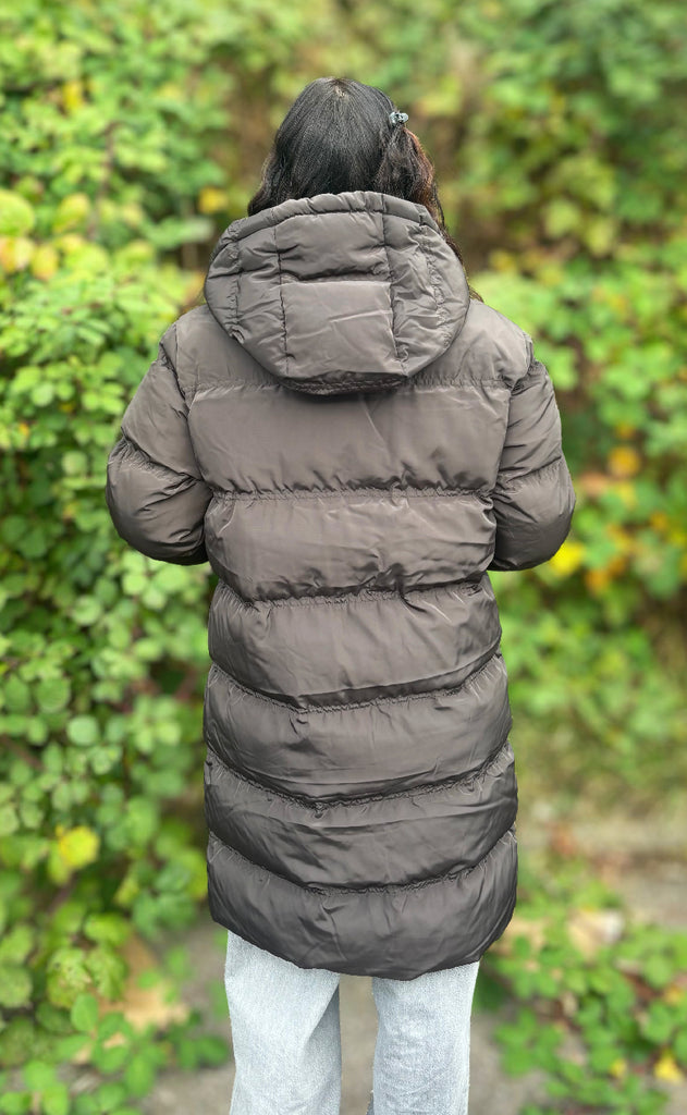 Neo Noir Jakke - Lucette Puffer - Dark Brown