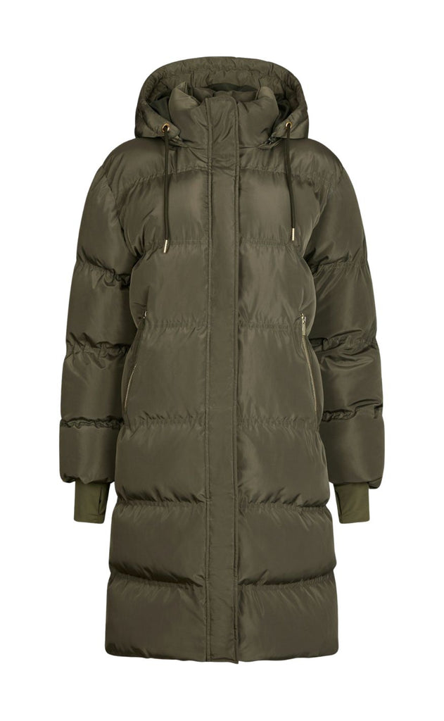Neo Noir Jakke - Lucette Puffer - Olive