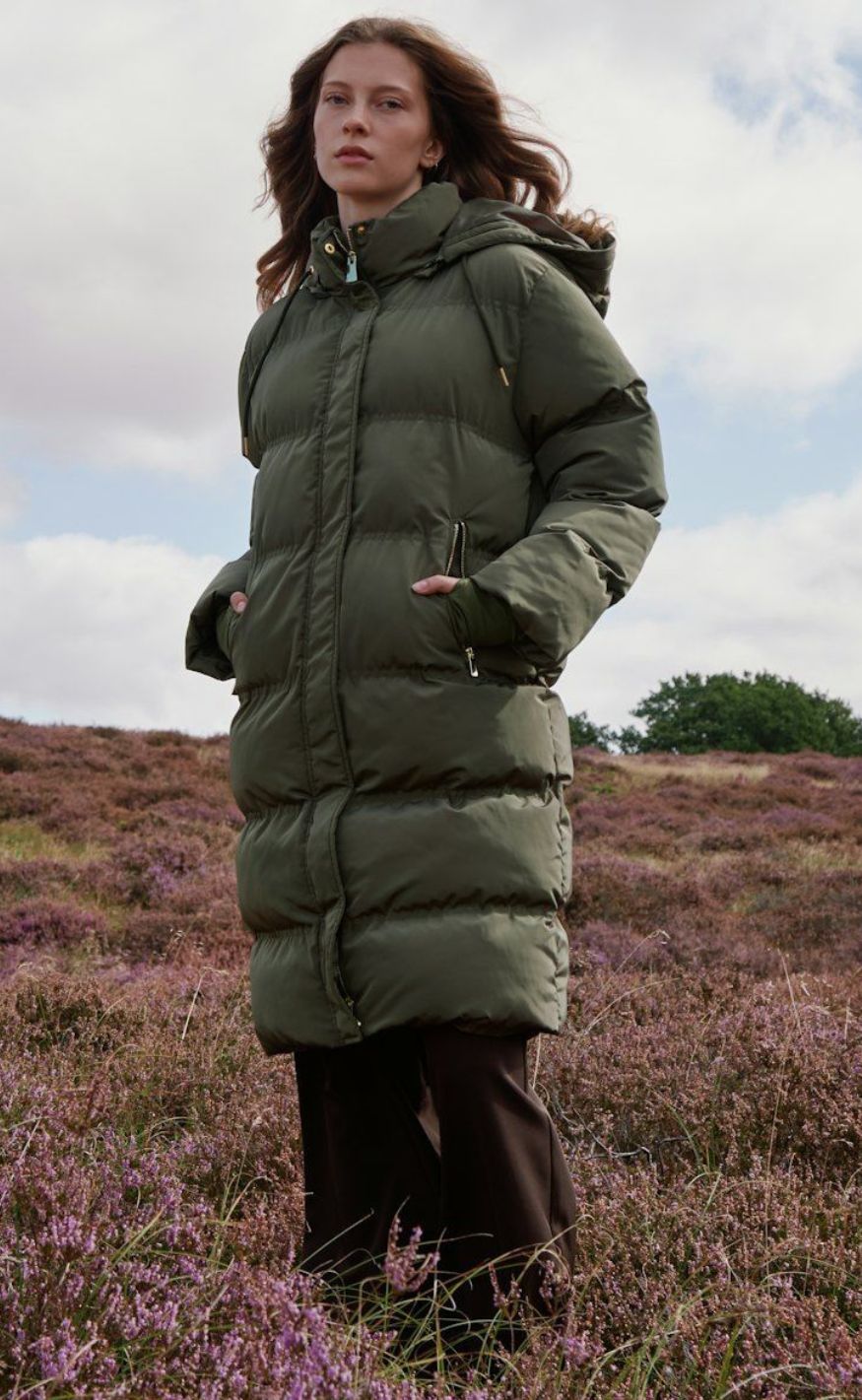 Neo Noir Jakke - Lucette Puffer - Olive