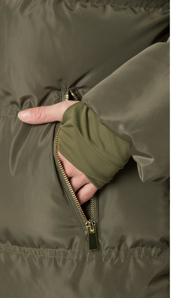 Neo Noir Jakke - Lucette Puffer - Olive