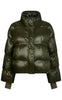 Neo Noir Jakke - Rhea Shiny Puffer - Olive