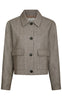 Neo Noir Jakke - Romana Herringbone - Dusty Brown