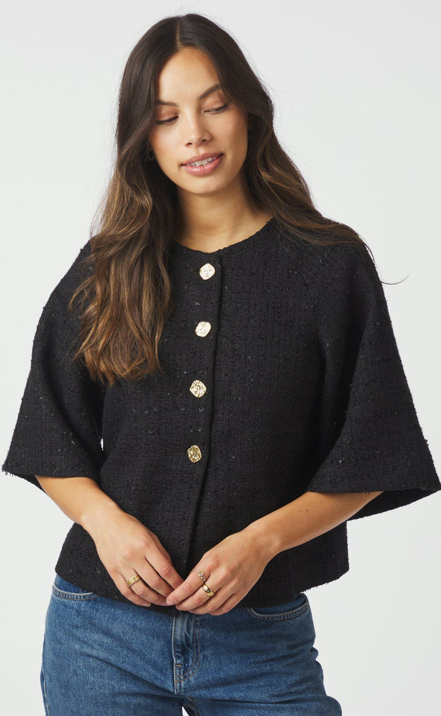 Neo Noir Jakke - Rosella - Black