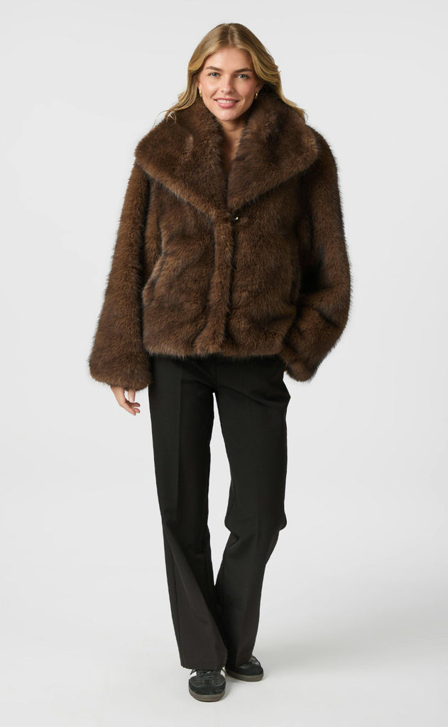 Neo Noir Jakke - Stephanie - Brown