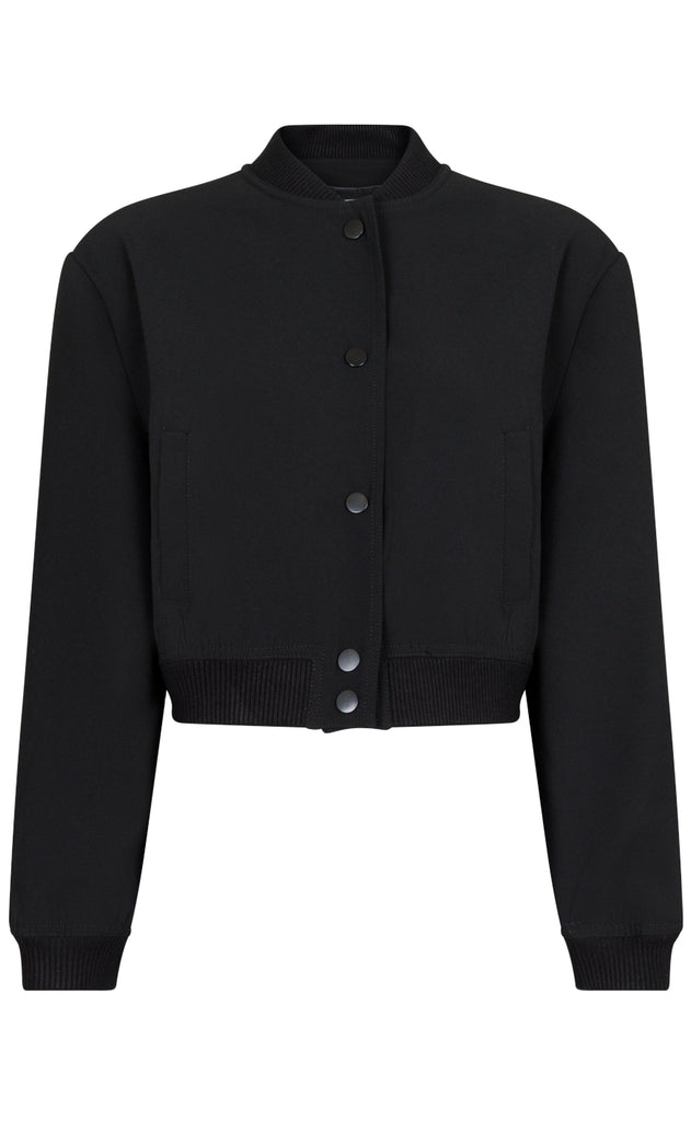 Neo Noir Jakke - Vaccaro Solid Bomber - Black