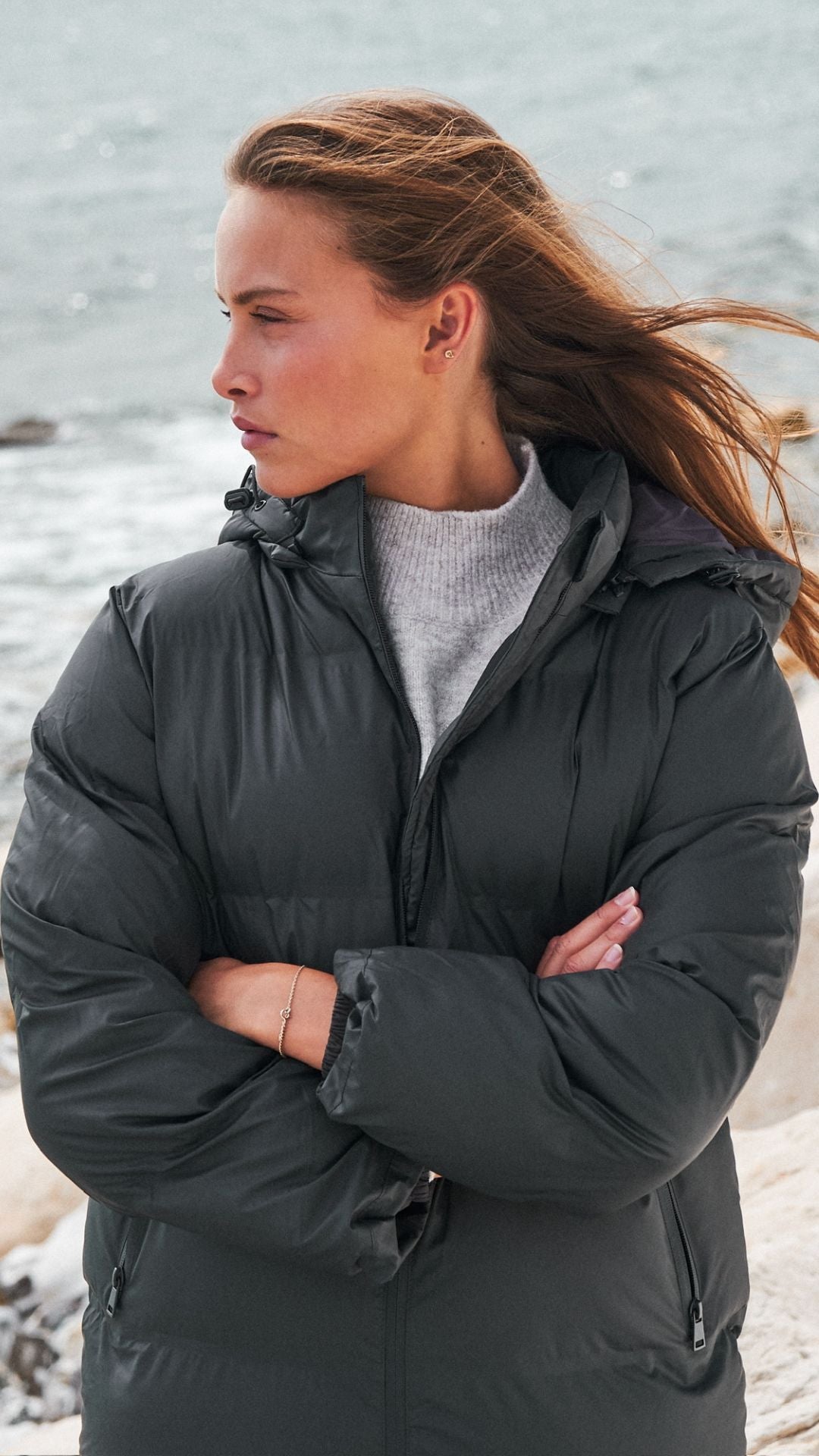 Neo Noir Jakke - Viviana Puffer - Black