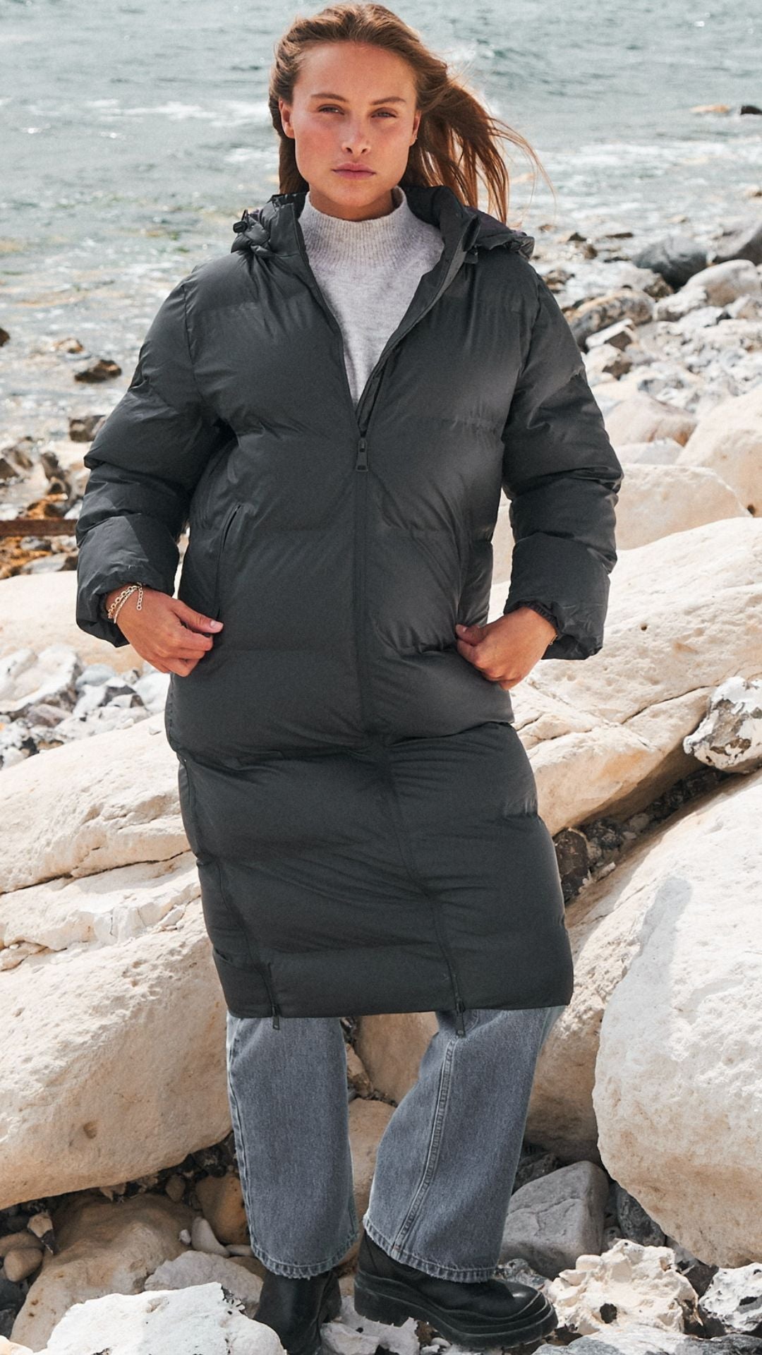 Neo Noir Jakke - Viviana Puffer - Black
