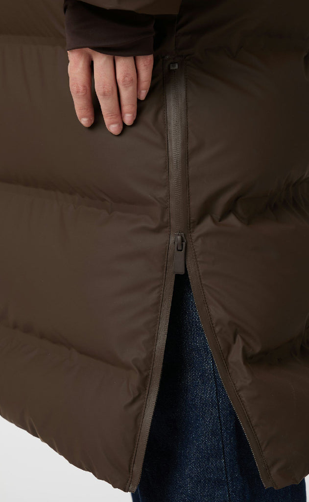 Neo Noir Jakke - Viviana Puffer - Dark Brown