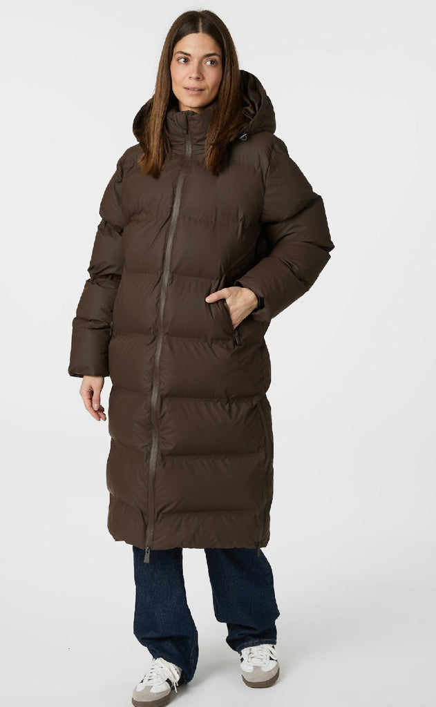 Neo Noir Jakke - Viviana Puffer - Dark Brown