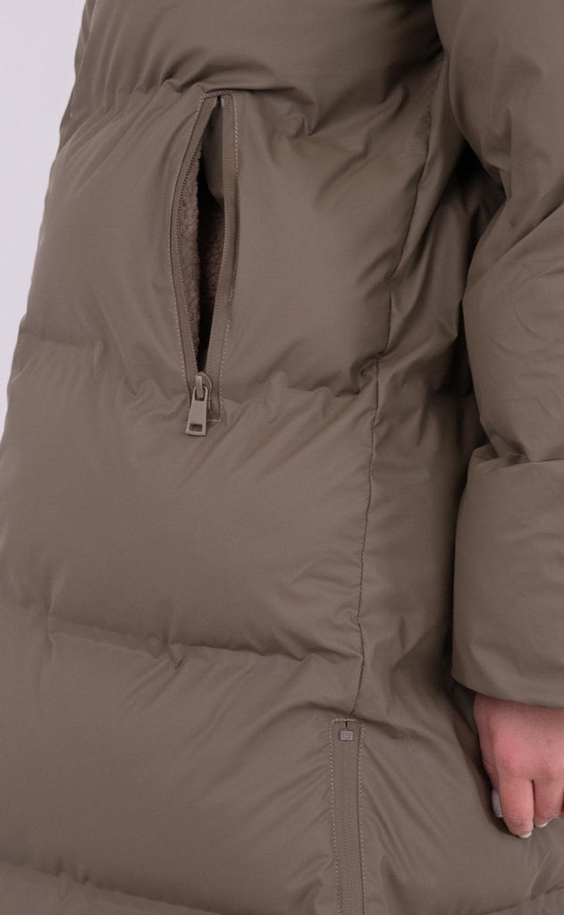 Neo Noir Jakke - Viviana Puffer - Dark Taupe