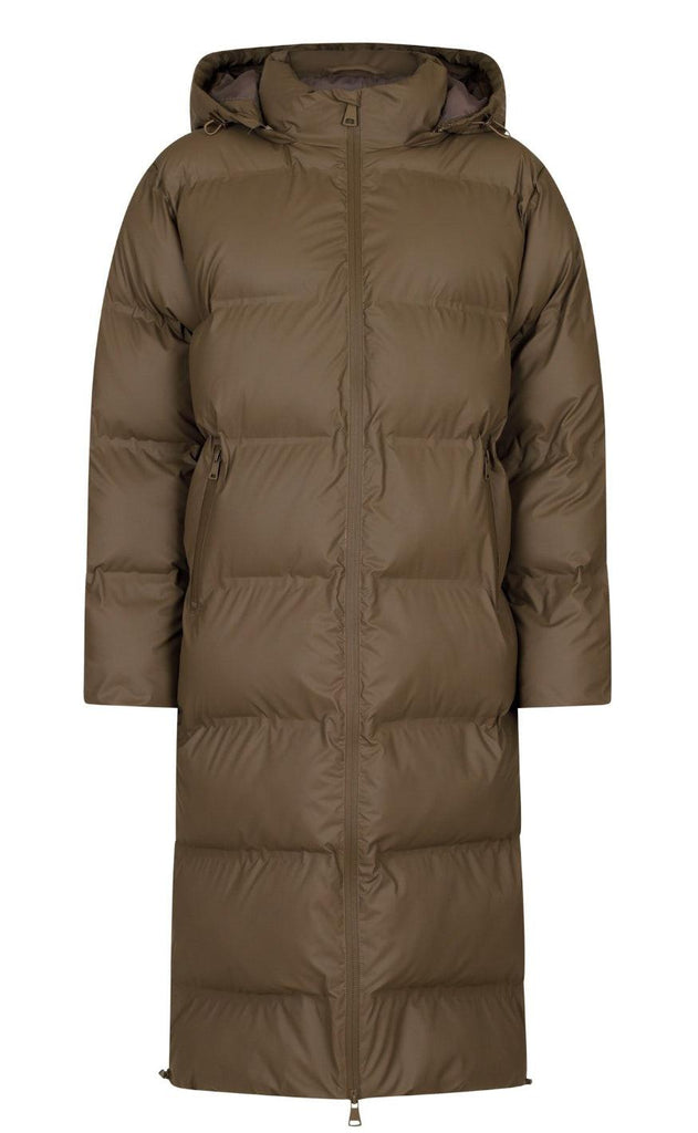 Neo Noir Jakke - Viviana Puffer - Dark Taupe