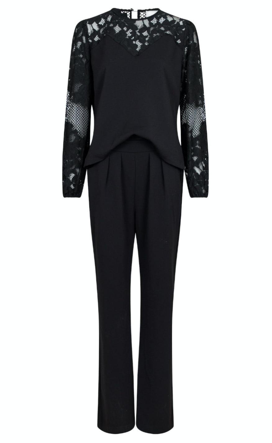 Neo Noir Jumpsuit - Antonia - Black