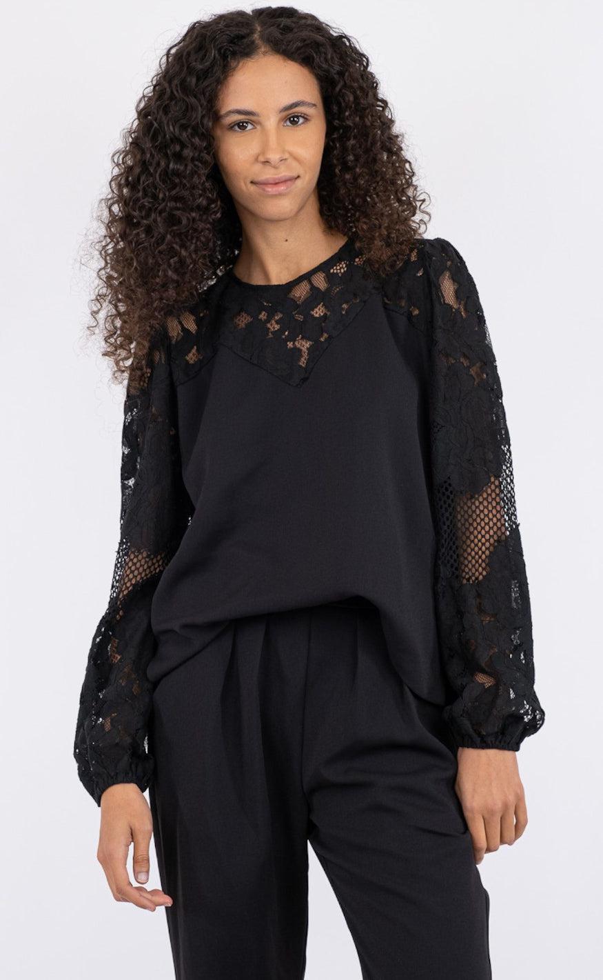 Neo Noir Jumpsuit - Antonia - Black