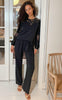 Neo Noir Jumpsuit - Antonia - Black