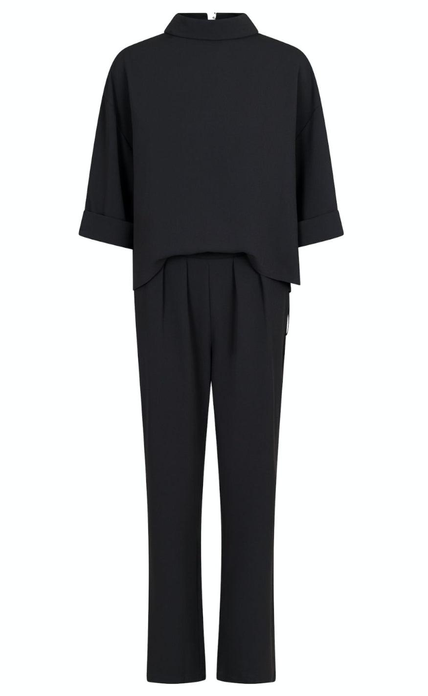Neo Noir Jumpsuit - Arlo - Black