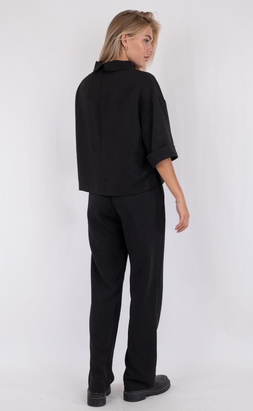Neo Noir Jumpsuit - Arlo - Black