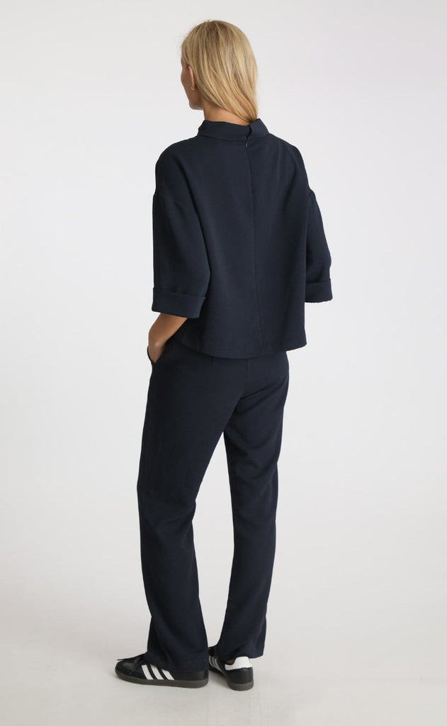 Neo Noir Jumpsuit - Arlo - Navy