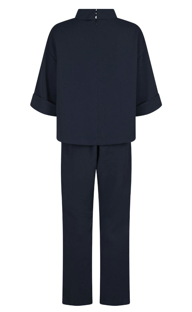 Neo Noir Jumpsuit - Arlo - Navy