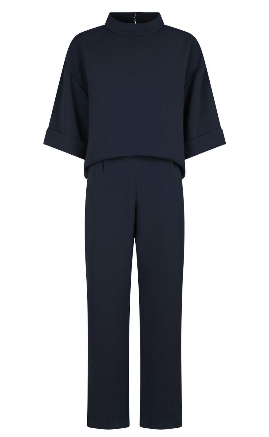 Neo Noir Jumpsuit - Arlo - Navy