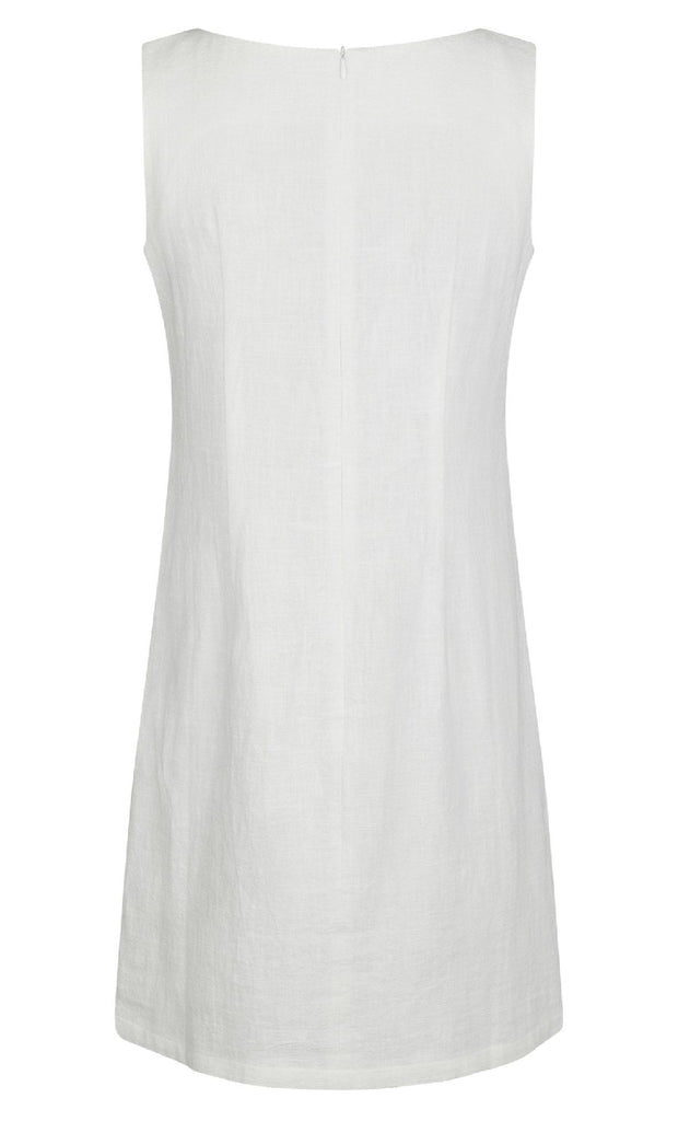 Neo Noir Kjole - Bruna Ramie - Off White