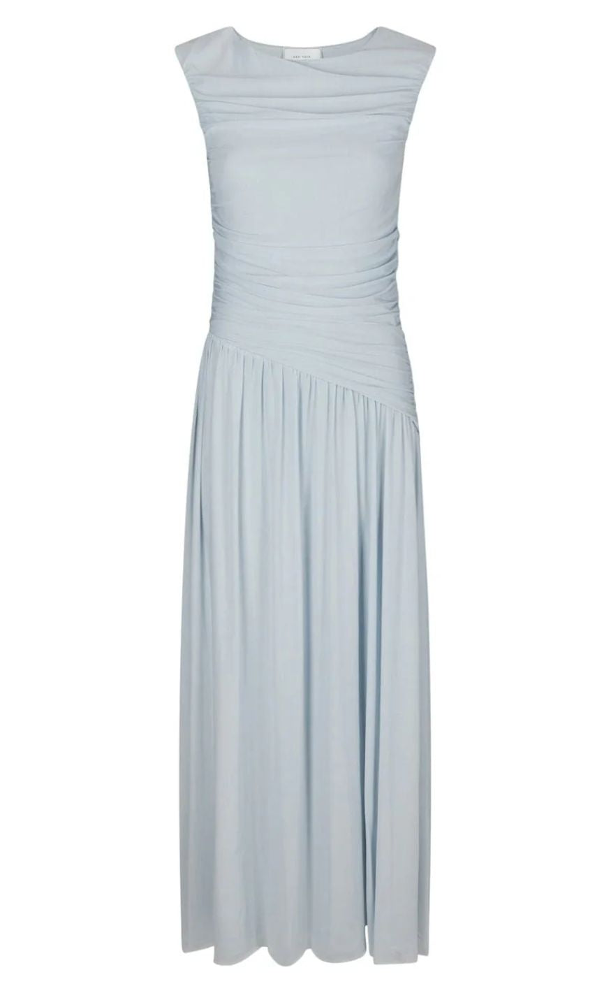 Neo Noir Kjole - Cludine Mesh - Light Blue