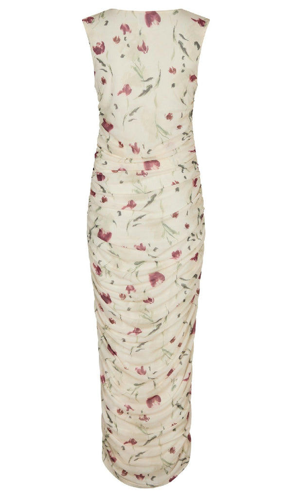 Neo Noir Kjole - Corilina Artist Mesh - Creme
