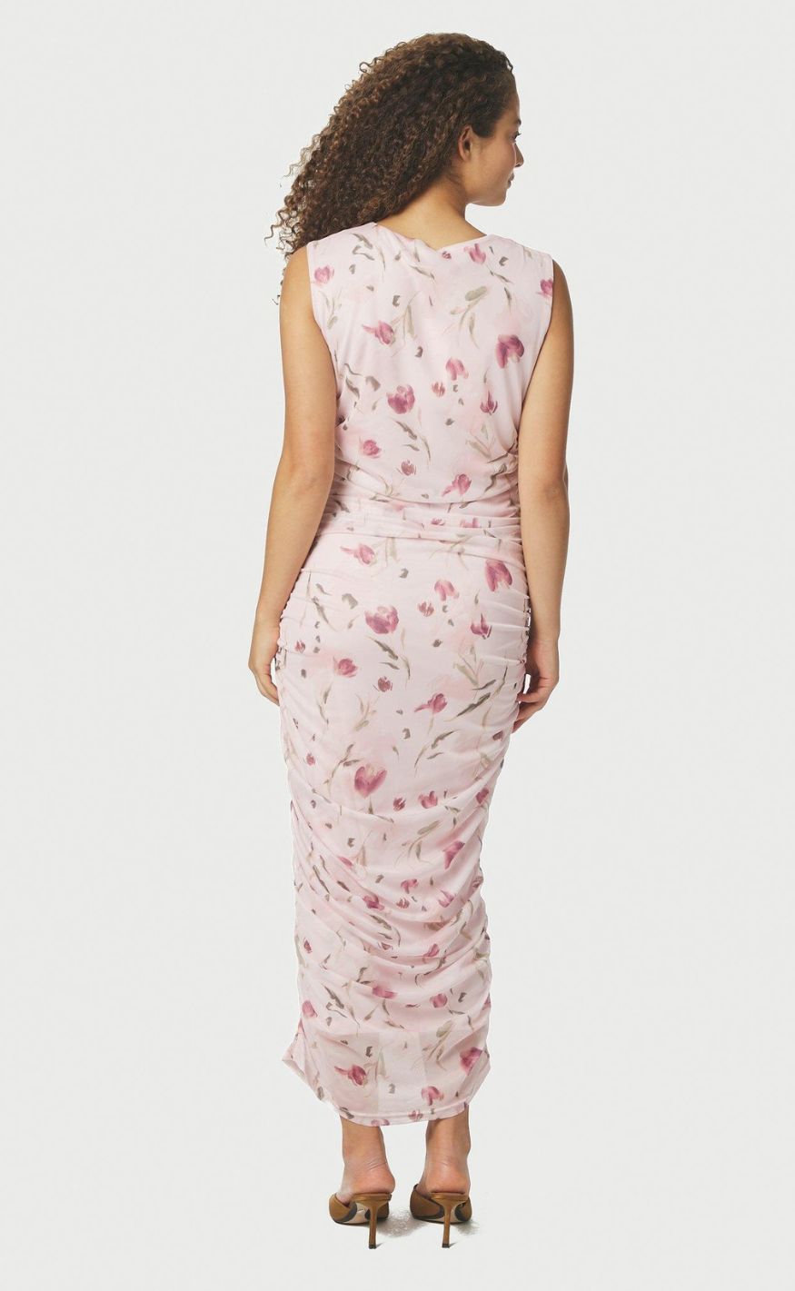 Neo Noir Kjole - Corilina Artist Mesh - Light Pink