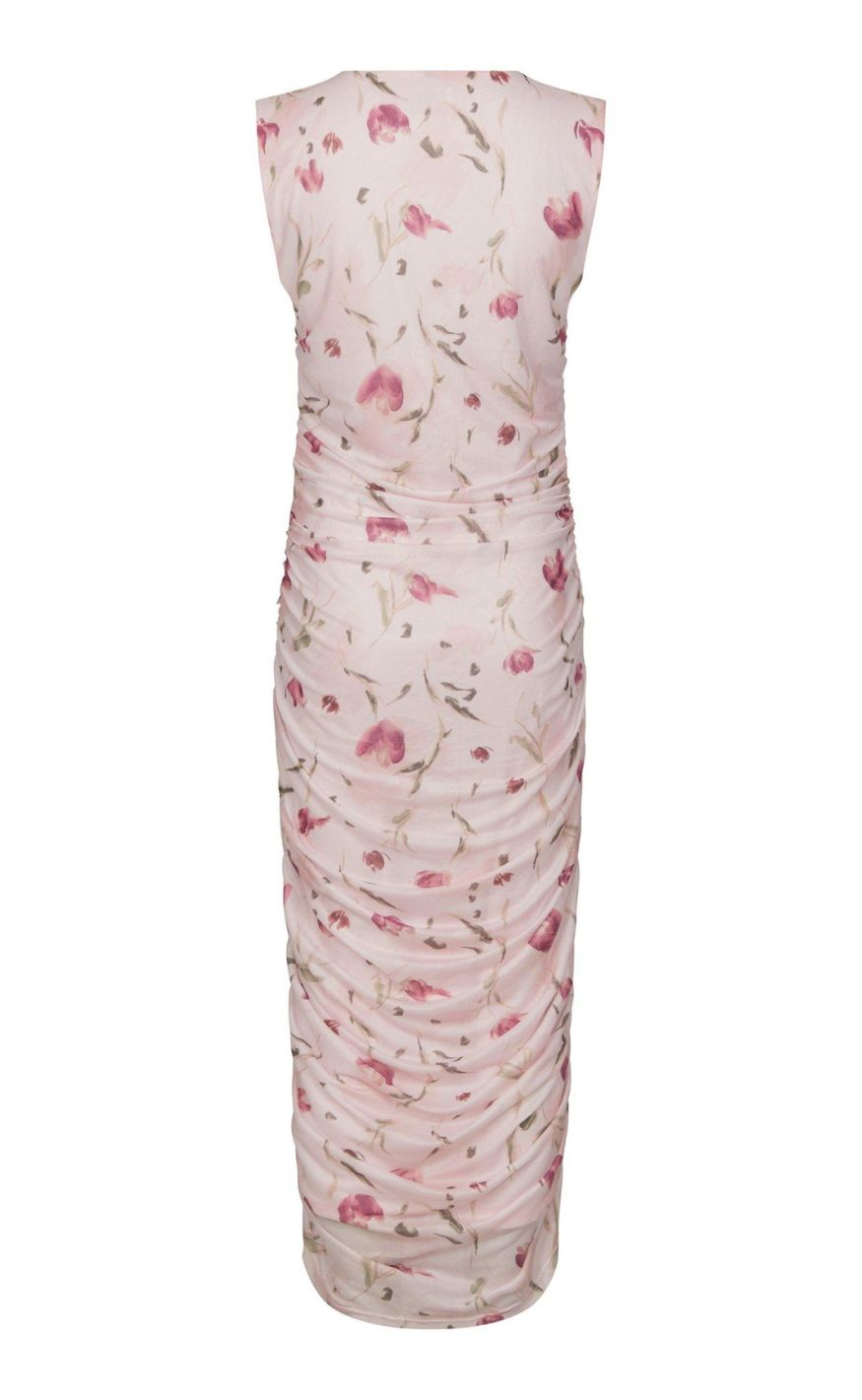 Neo Noir Kjole - Corilina Artist Mesh - Light Pink
