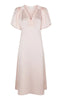 Neo Noir Kjole - Illana Heavy Sateen - Light Pink