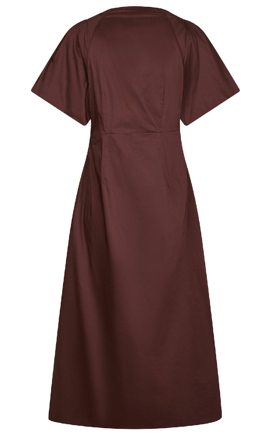 Neo Noir Kjole - Illana Poplin - Burgundy