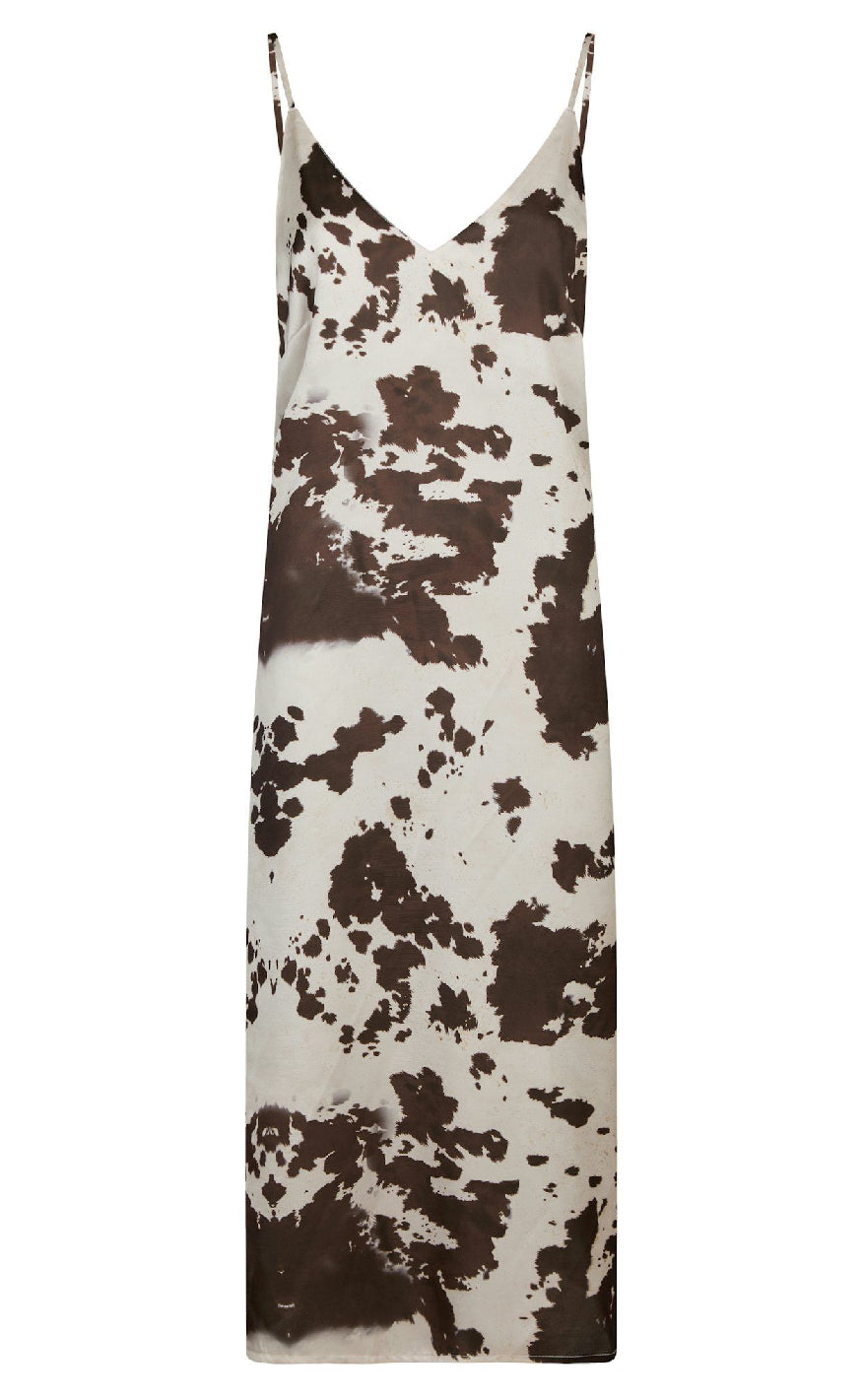 Neo Noir Kjole - Kamran Cow Print - Brown