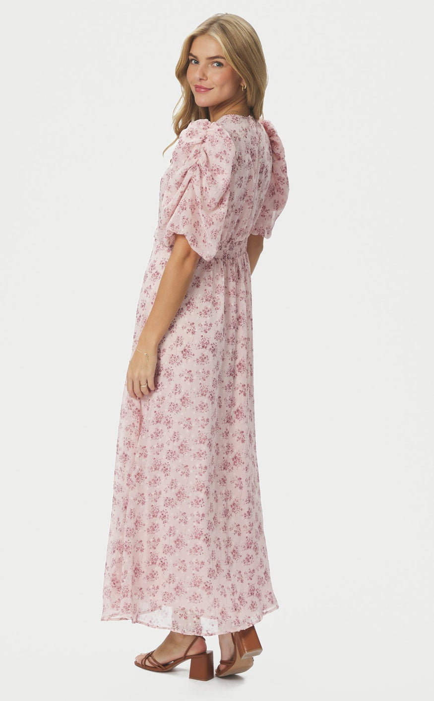 Neo Noir Kjole - Kikka Chiffon - Rose