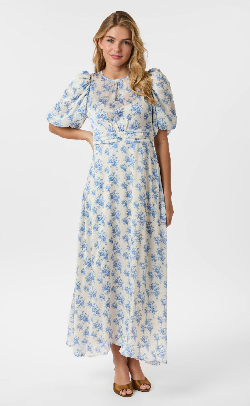 Neo Noir Kjole - Kikka Wild Rose - Light Blue