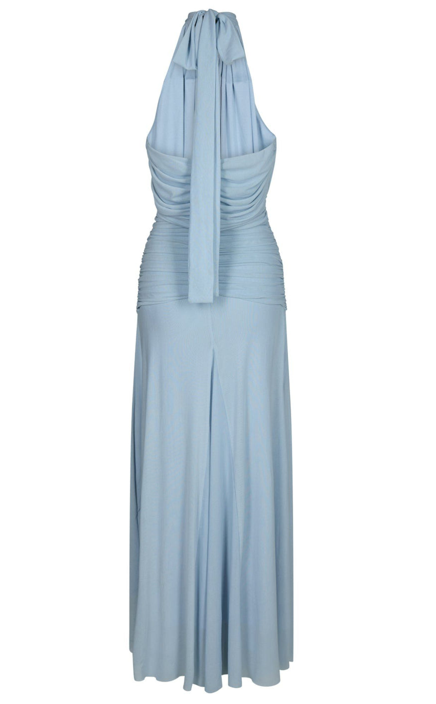 Neo Noir Kjole - Lisseth Mesh - Light Blue
