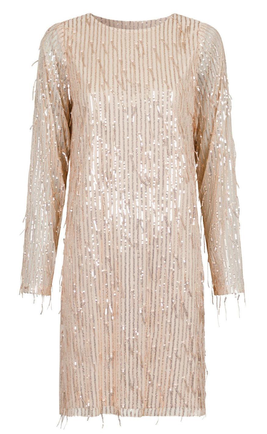 Neo Noir Kjole - Maline - Rose Gold