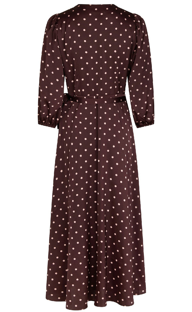 Neo Noir Kjole - Malinga Dot - Wine
