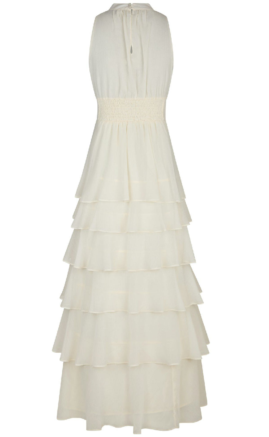 Neo Noir Kjole - Marli Chiffon - Light Yellow
