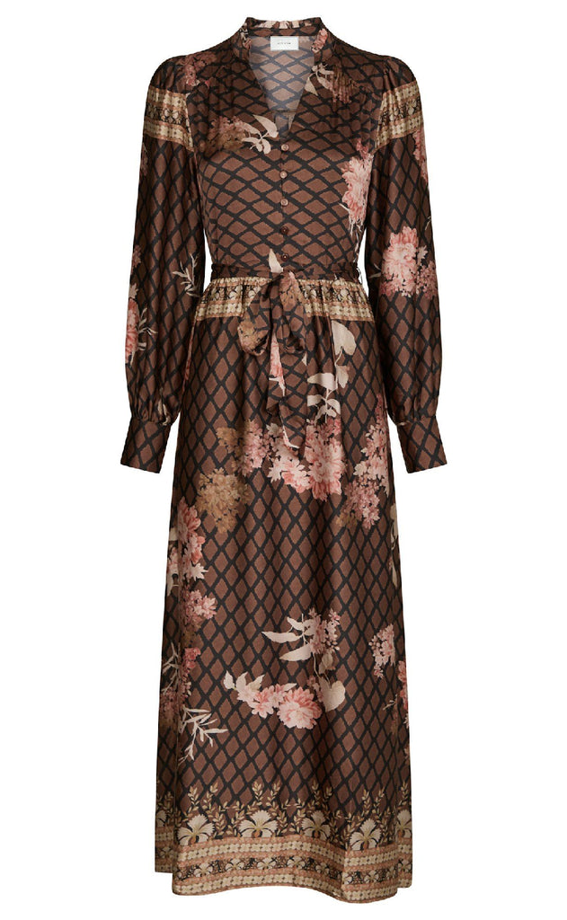 Neo Noir Kjole - Nova Botanical - Black