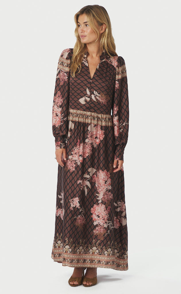 Neo Noir Kjole - Nova Botanical - Black