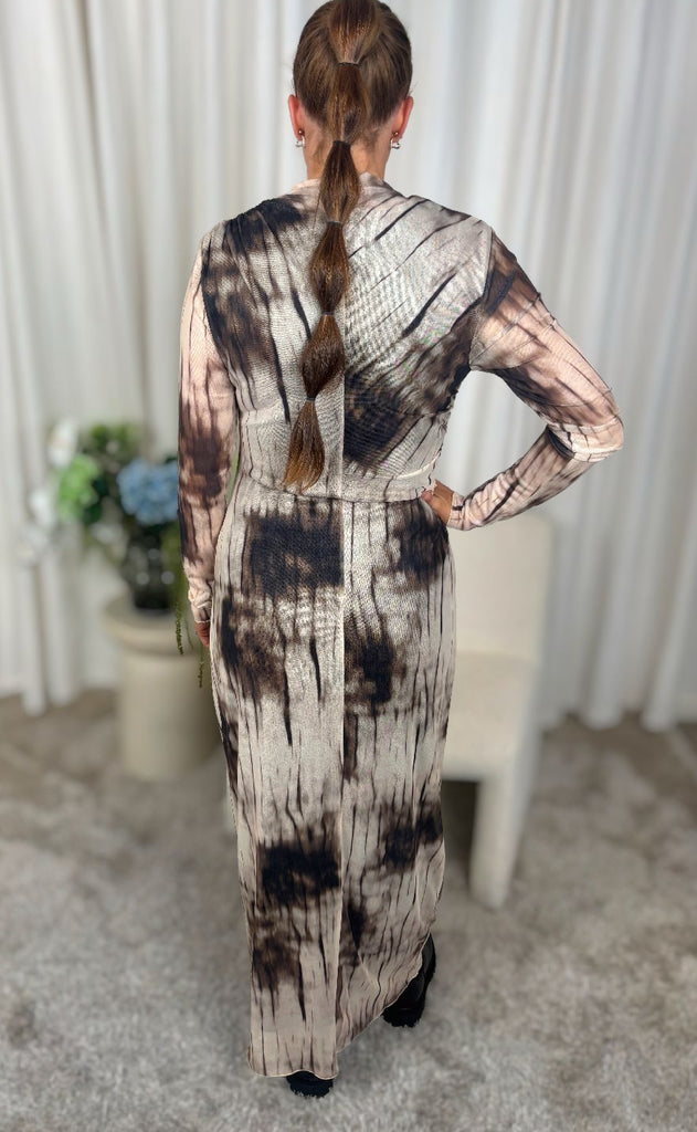 Neo Noir Kjole - Onessa - Dusty Brown