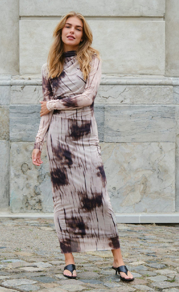 Neo Noir Kjole - Onessa - Dusty Brown