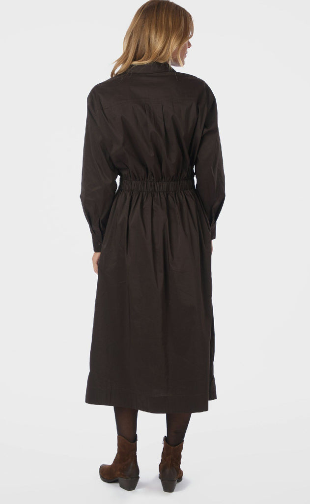 Neo Noir Kjole - Ottana - Chocolate Brown