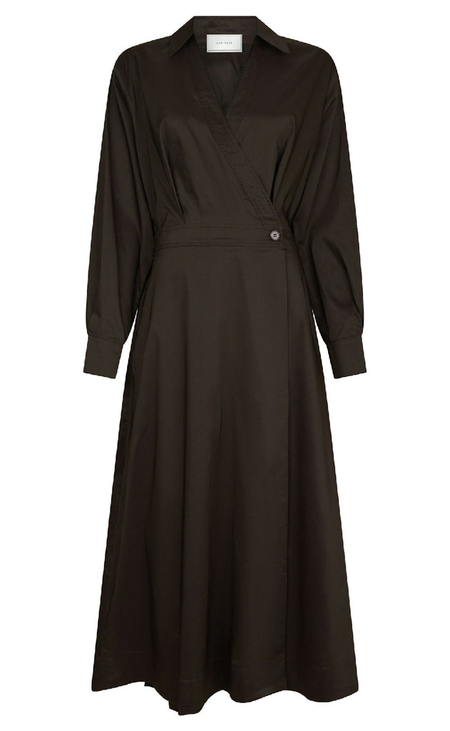 Neo Noir Kjole - Ottana - Chocolate Brown