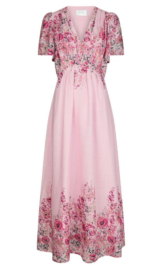 Neo Noir Kjole - Serna Flower - Light Pink
